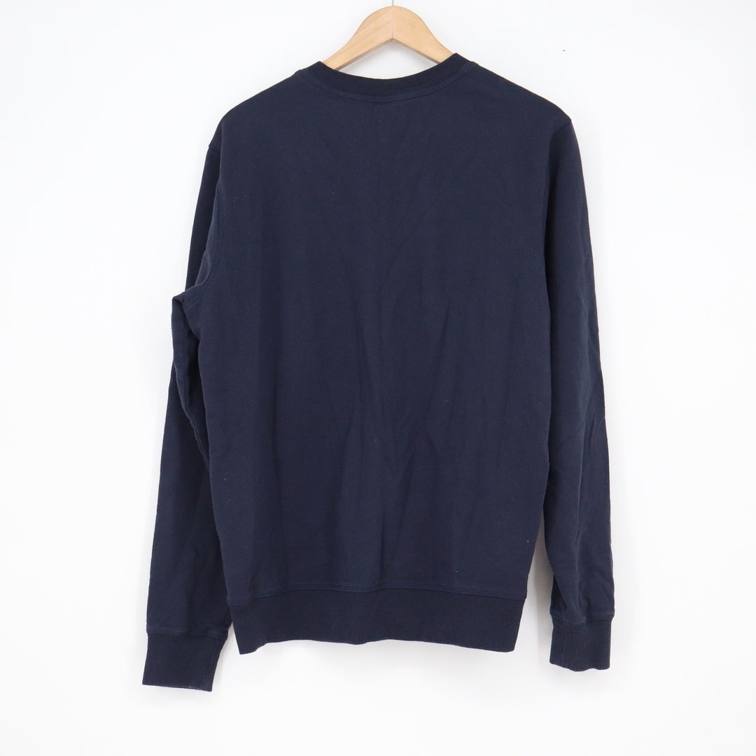 District Re-Tee Navy Blue Recycled Cotton Blend Crewneck Sweatshirt Mens Size M
