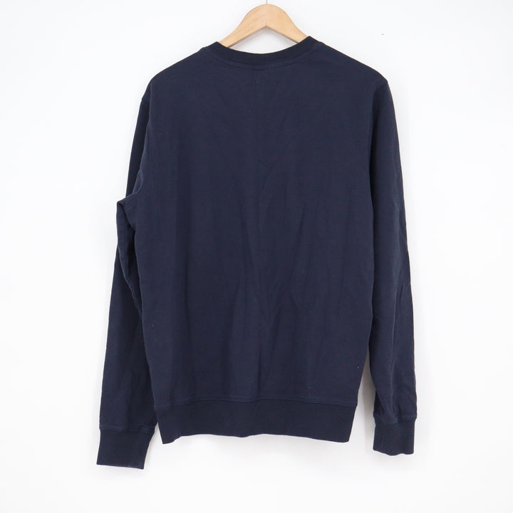District Re-Tee Navy Blue Recycled Cotton Blend Crewneck Sweatshirt Mens Size M