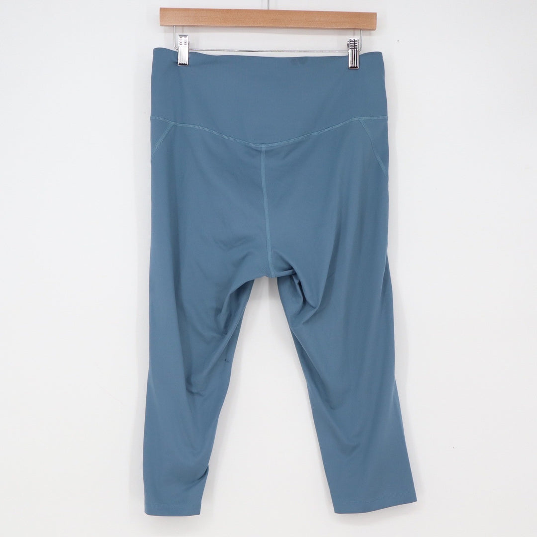 Girlfriend Collective Leggings Womens XL Compressive Crop Blue Activewear Good