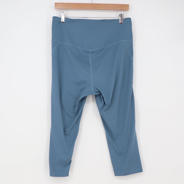 Girlfriend Collective Leggings Womens XL Compressive Crop Blue Activewear Good