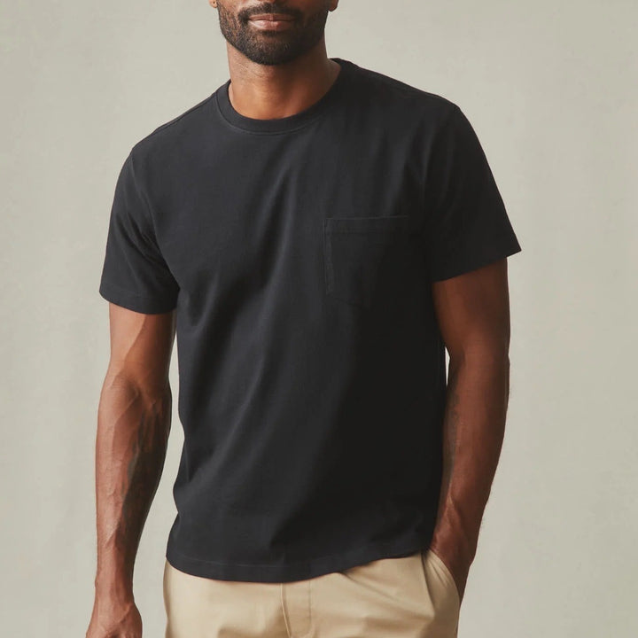 American Giant Men's Pocket Tee Black Size S