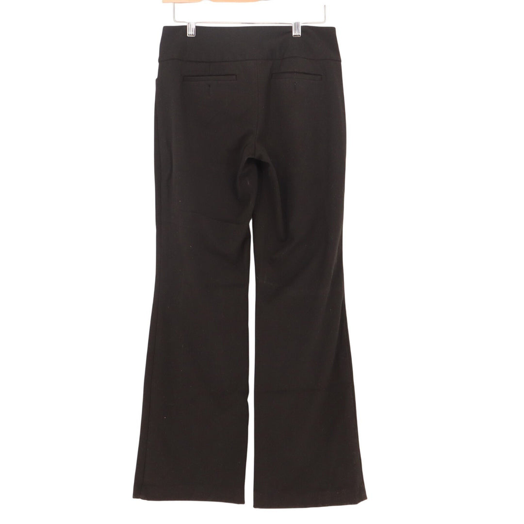 Express Design Studio Editor Dress Pants Womens 2R Black Stretch Bootcut Leg