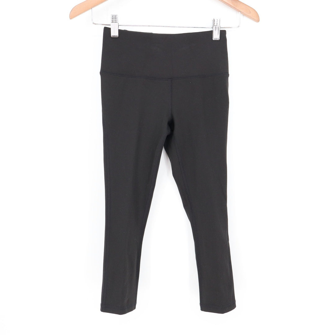 DSG Womens Momentum High Rise Capri Leggings Pure Black XXS