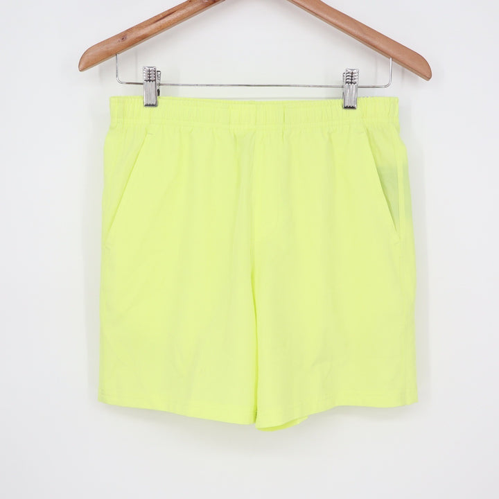 DSG Boys Agility Shorts Light Lime Neon Yellow Size L 14-16