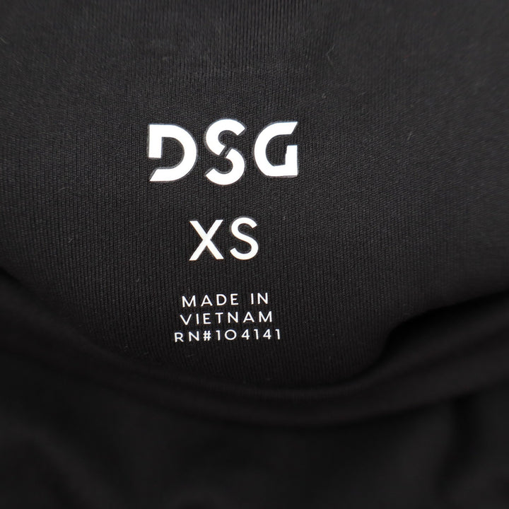 DSG Womens Momentum High Rise Crop Leggings Pure Black XS
