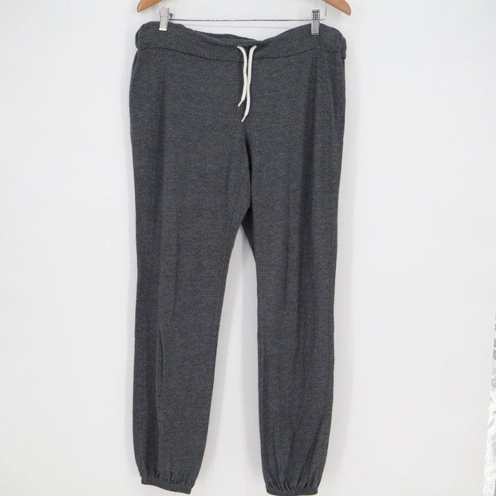 Mossimo Supply Co. Joggers Womens Large Heather Gray Stretch Drawstring Waist