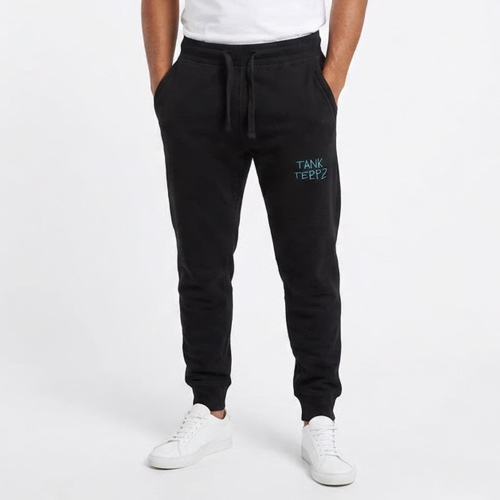 Lane Seven Tank Terpz Black Embroidered Jogger Sweatpants Size S