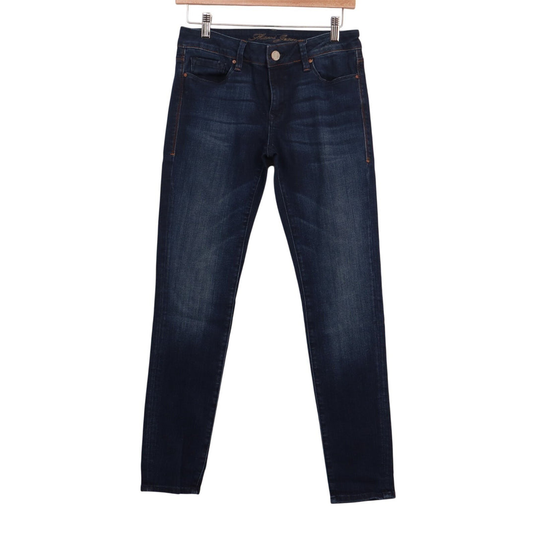 Mavi Jeans Womens 27 Blue Denim Cotton Stretch 5-Pockets Mid Rise Skinny Leg