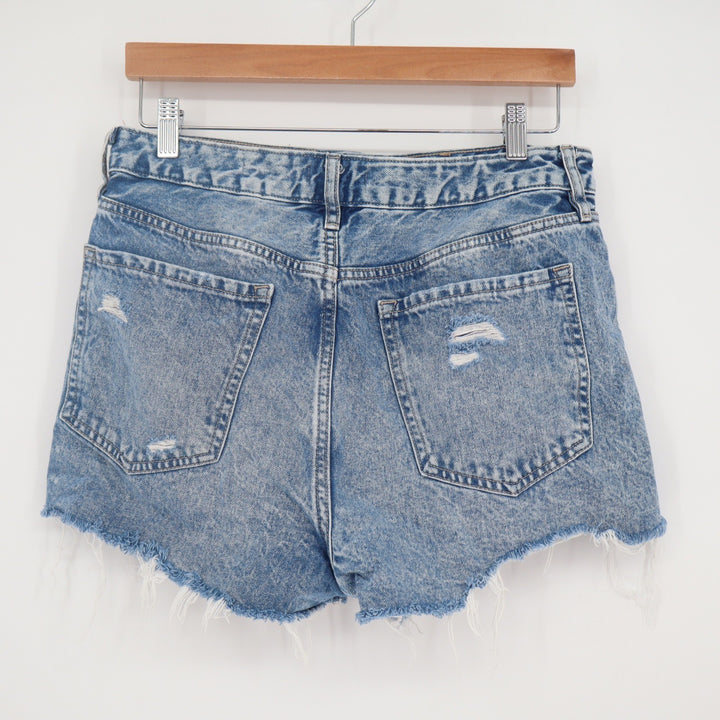 Forever 21 Shorts Womens 29 Cut-off Light Blue Distressed Excellent