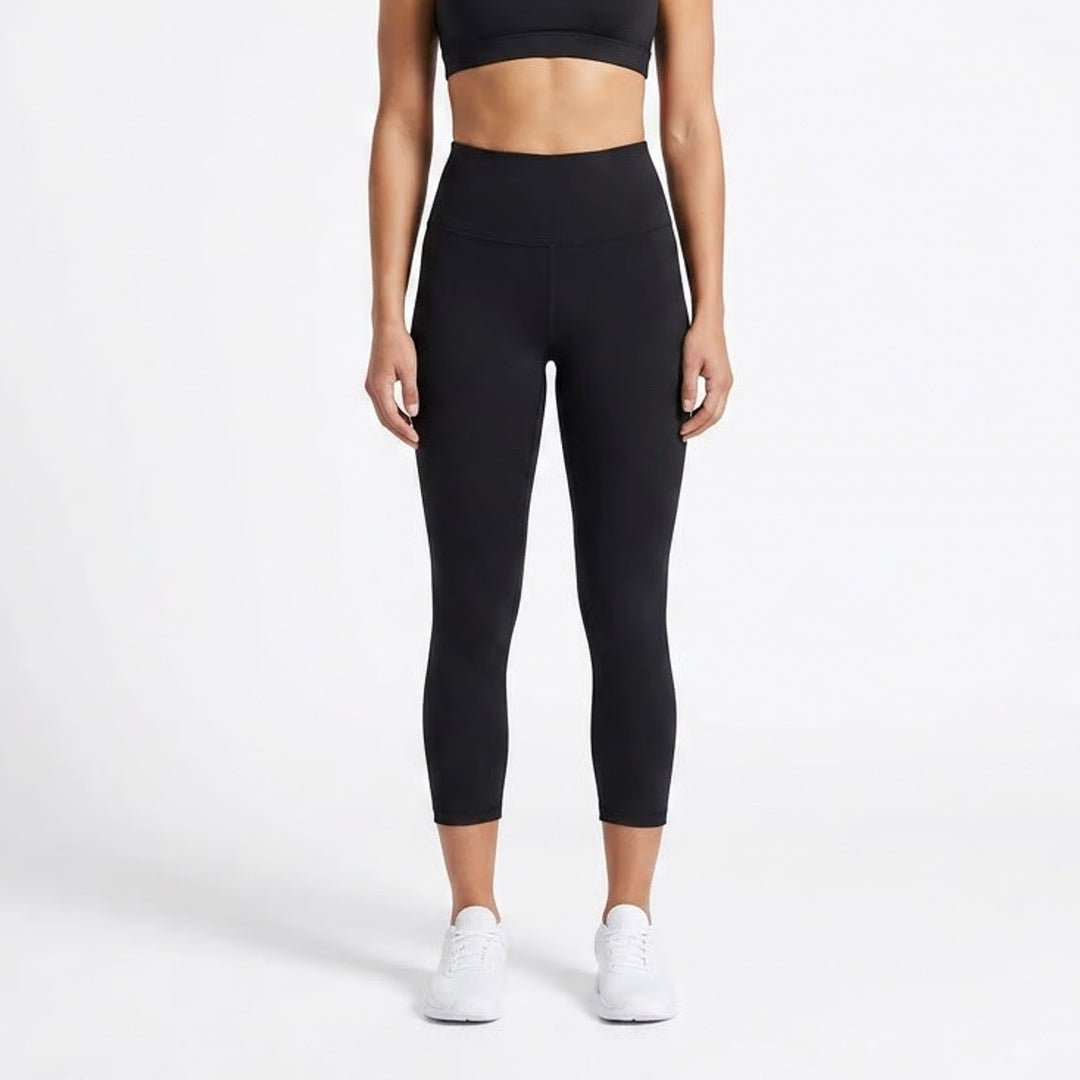 DSG Womens Momentum Capri Pure Black High Rise Leggings XXS NEW