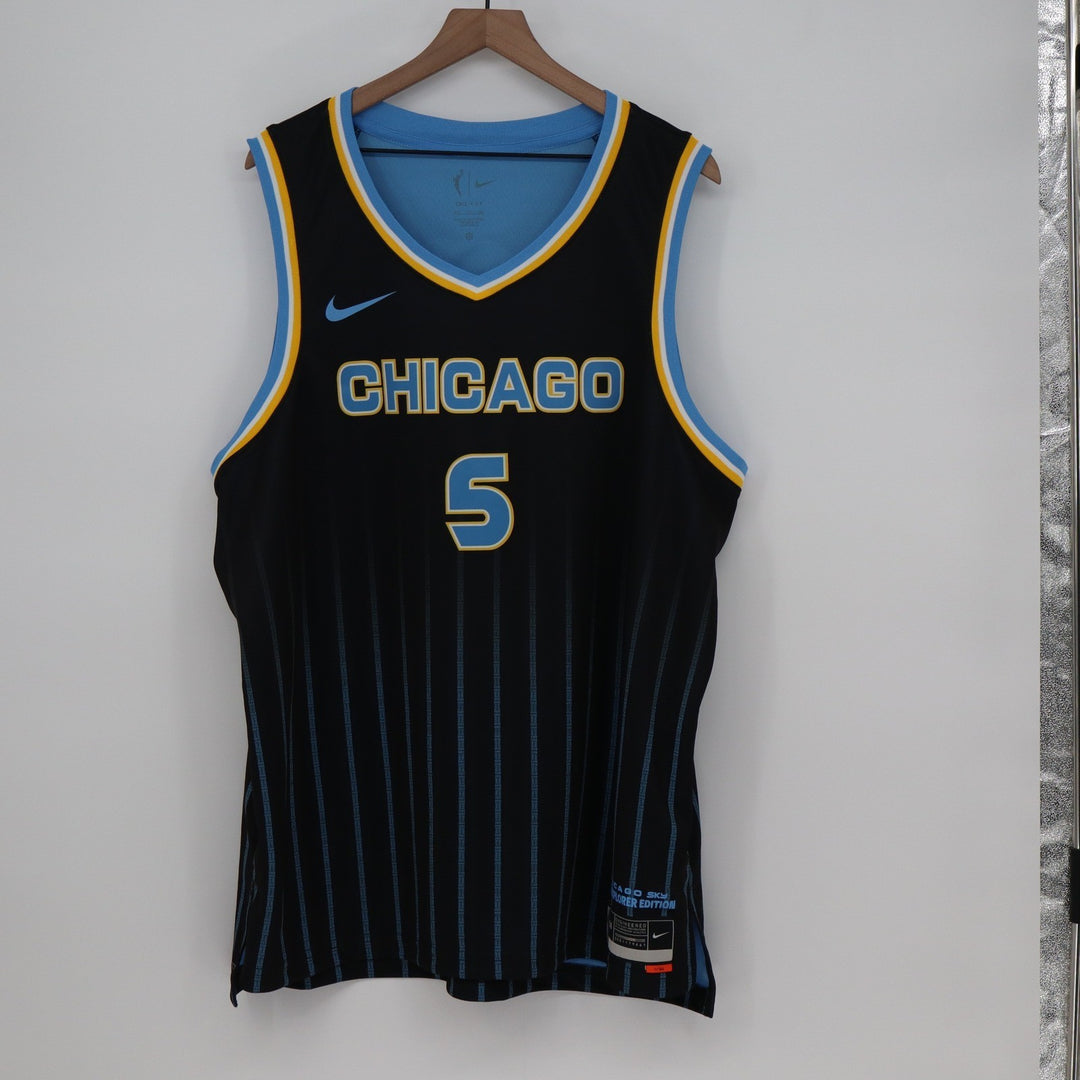 Nike WNBA Chicago Sky Angel Reese Explorer Edition Jersey Black XXL