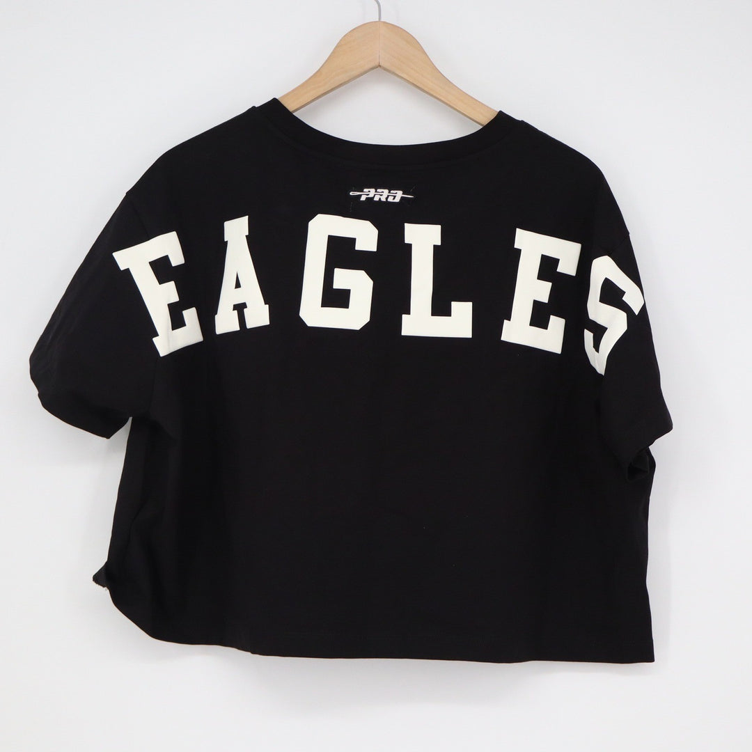 Pro Standard Philadelphia Eagles NFL Crop Top Black Womens Large