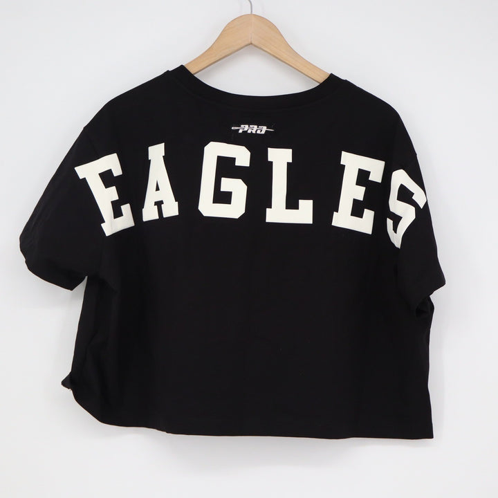 Pro Standard Philadelphia Eagles NFL Crop Top Black Womens Large