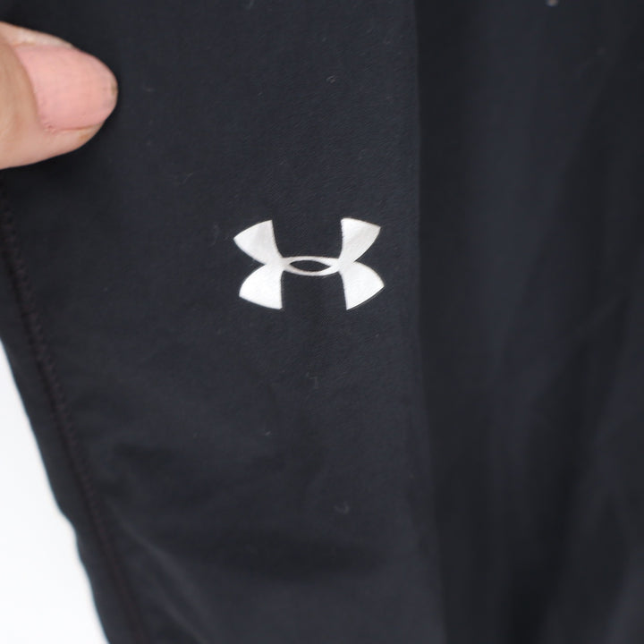 Under Armour Womens Black Elastic Waist Cropped Jogger Pants