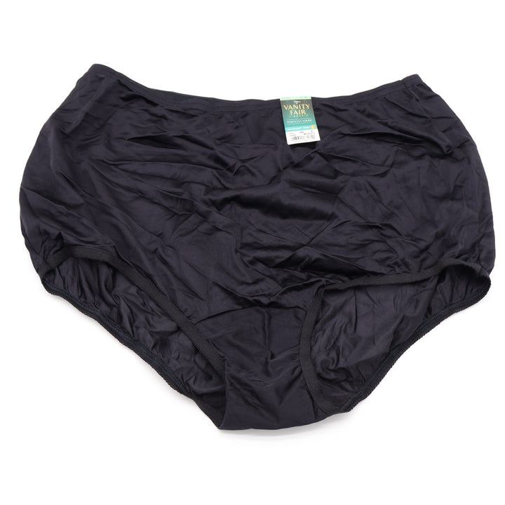 Vanity Fair Perfectly Yours Ravissant Brief Underwear Womens XL Midnight Black