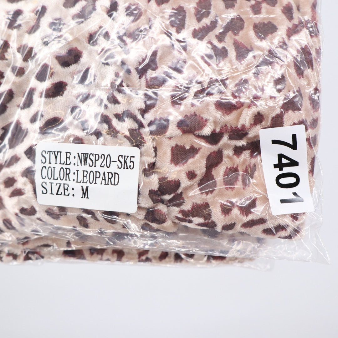 Naked Wardrobe The Statement Leopard Print Ruched Mini Skirt Medium