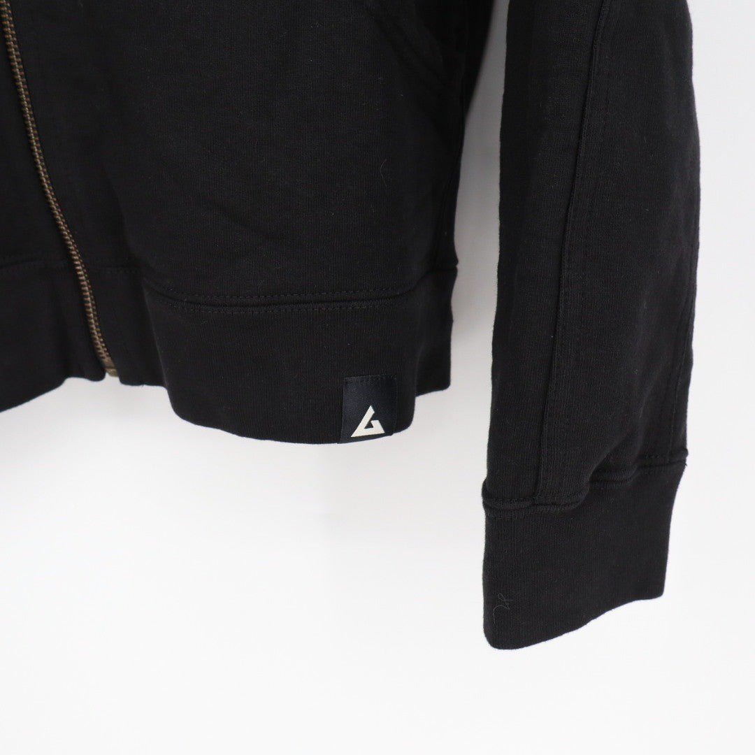 American Giant Sportswear Company Women's Black Cotton Full Zip Hoodie Size L