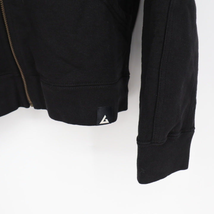 American Giant Sportswear Company Women's Black Cotton Full Zip Hoodie Size L