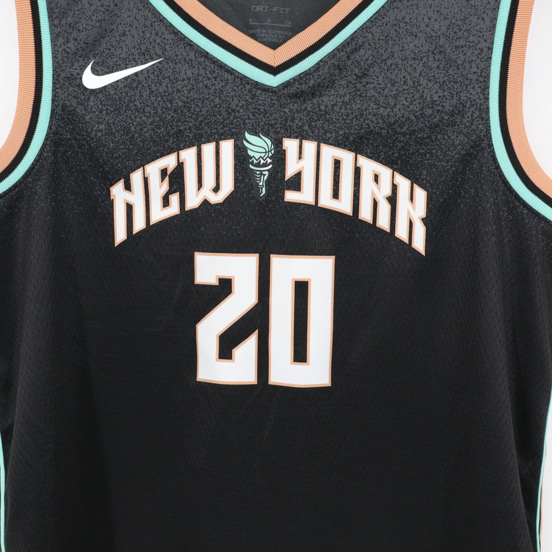 Nike New York Liberty Sabrina Ionescu 20 Explorer Edition Jersey Womens S Black