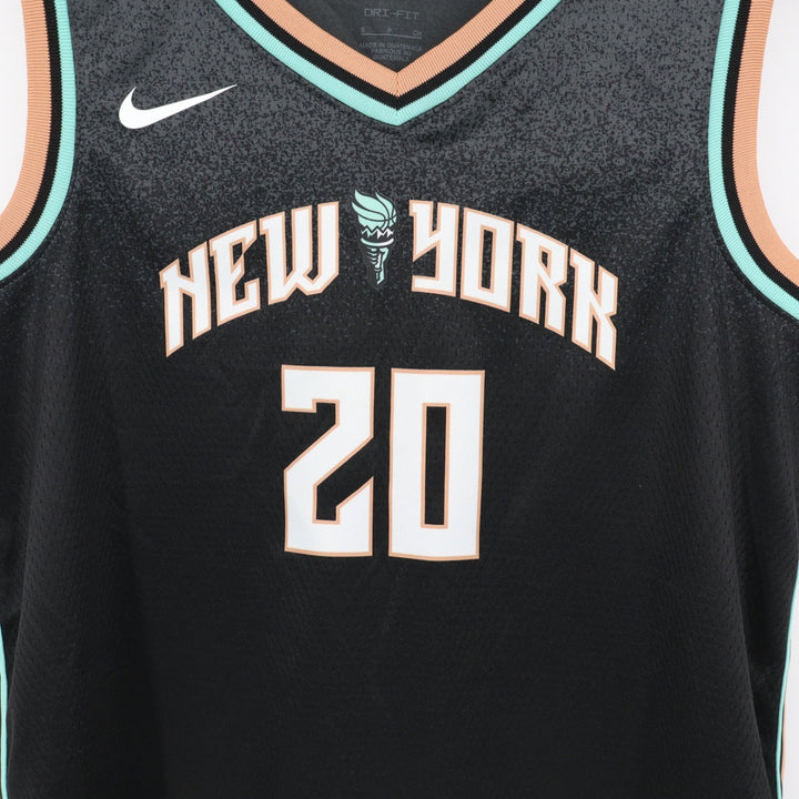 Nike New York Liberty Sabrina Ionescu 20 Explorer Edition Jersey Womens S Black