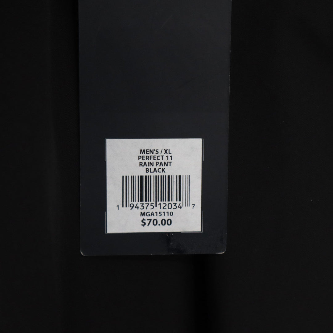 Walter Hagen Mens Perfect 11 Rain Pant Black Golf Waterproof XL NEW