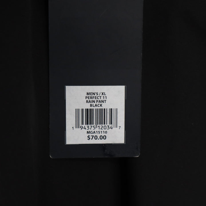 Walter Hagen Mens Perfect 11 Rain Pant Black Golf Waterproof XL NEW