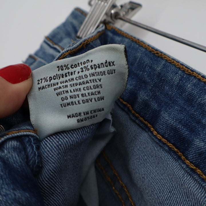 Encore Jeans Womens Skinny Fit Medium Wash Blue Denim