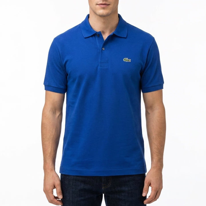 Lacoste Polo Shirt Mens 3XL Blue Cotton Classic Fit Short Sleeve Golf Tennis