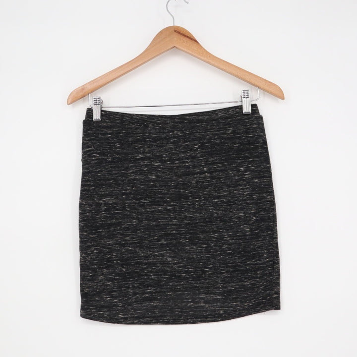 Bella Luxx Los Angeles Marbled Tulip Mini Skirt Womens XS Gray Space Dye Cotton