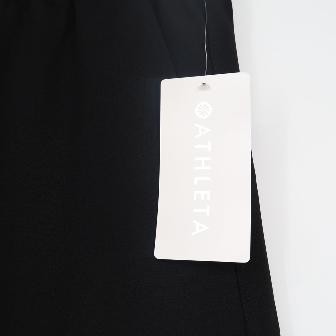 Athleta Promenade Cargo Pants Women XS/P Black Stretch Drawstring Waist Wide Leg