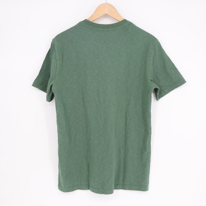 American Giant Premium Slub T-Shirt Mens S Green Cotton Short Sleeve Crew Neck