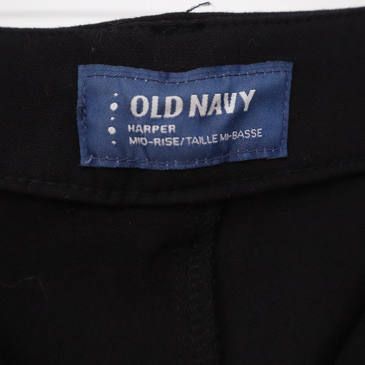 Old Navy Harper Mid-Rise Black Straight Leg Trousers Mens Size 4 Regular