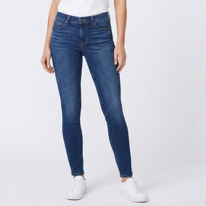 Paige Verdugo Ultra Skinny Jeans Womens 28 Blue Denim Cotton Stretch Mid Rise