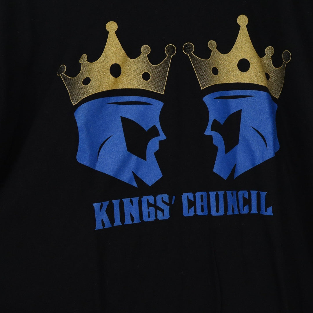 Next Level Apparel Kings Council Advance 2024 Black Graphic T-Shirt XL Men's
