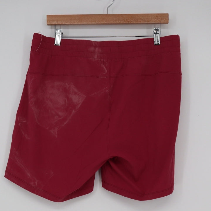 Tuff Athletics Mens XL Burgundy Red Performance Shorts Drawstring