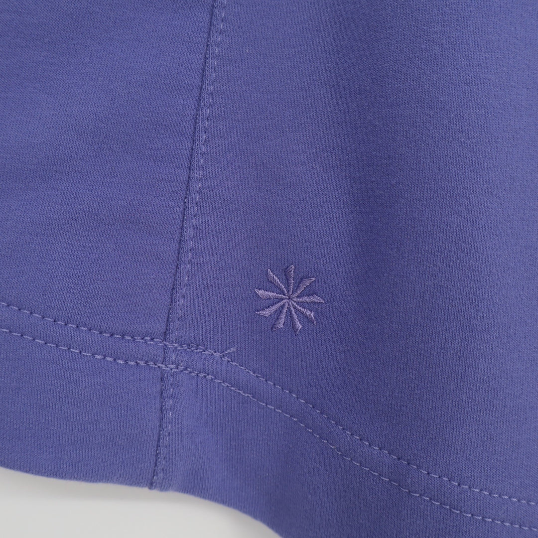 Athleta Retroterry Skirt Women S Lavender Cotton Stretch Drawstring Side Pockets