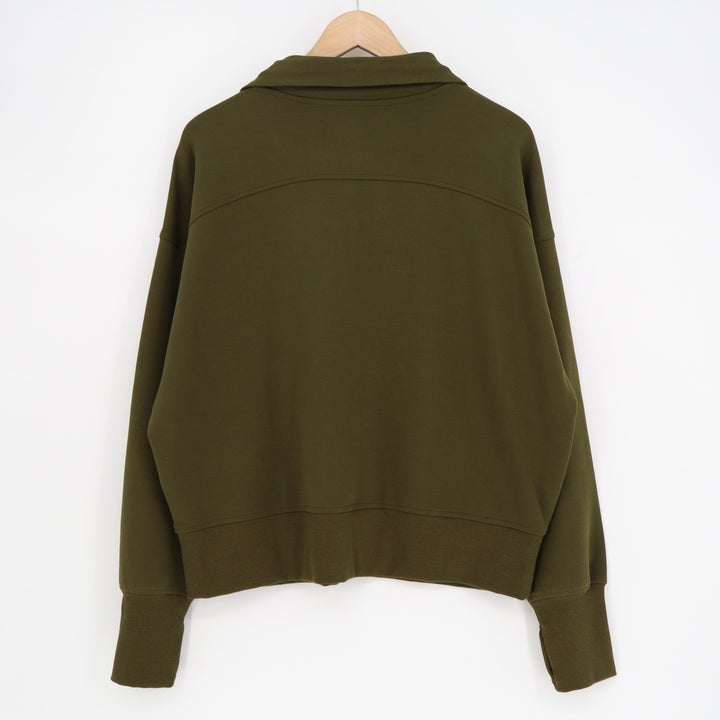 Old Navy Active Dynamic Fleece Quarter Zip Pullover Olive Green Mens XL