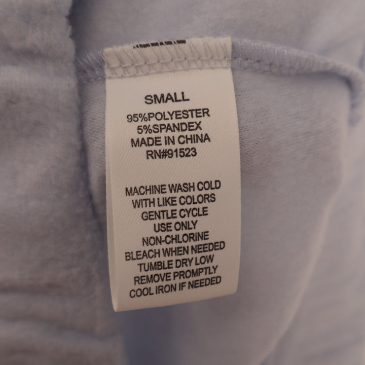 Womens Pajama Pants Small Light Blue Fleece Lined Stretch Soft Lounge Sleepwear