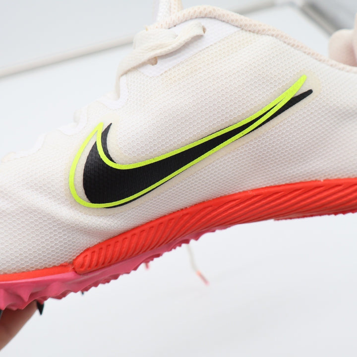Nike Track Spikes Mens 8.5 Zoom Rival M 9 White Crimson Racing Excellent