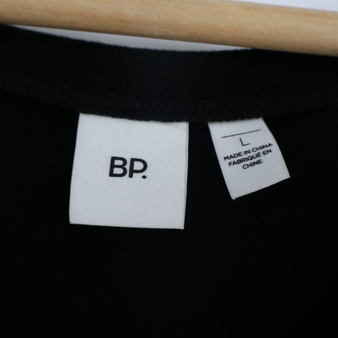 BP. Tank Top Women Large Black Stretch Scoop Neck Wide Strap Pullover Activewear
