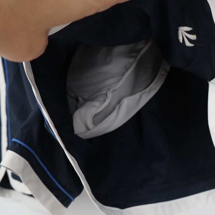 Old Navy Women's Navy Blue White Contrast Trim Dolphin Running Shorts Large
