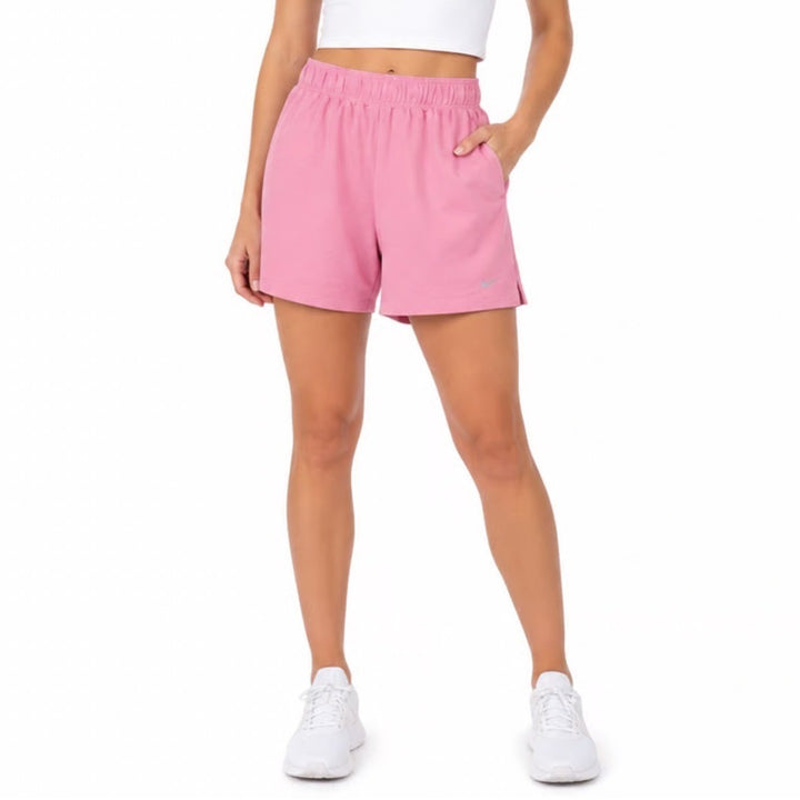 Nike Womens Dri-FIT Training Shorts Pink Athletic Running XS NEW
