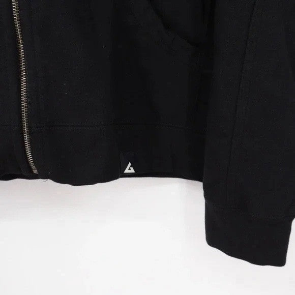American Giant Classic Full Zip Hoodie Black 100% Cotton Made in USA W1-1A-1R L