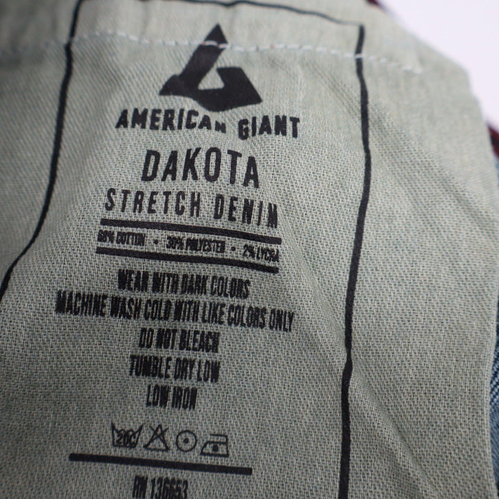 American Giant Men's Dakota Straight Pant Size 34X30 Made In USA