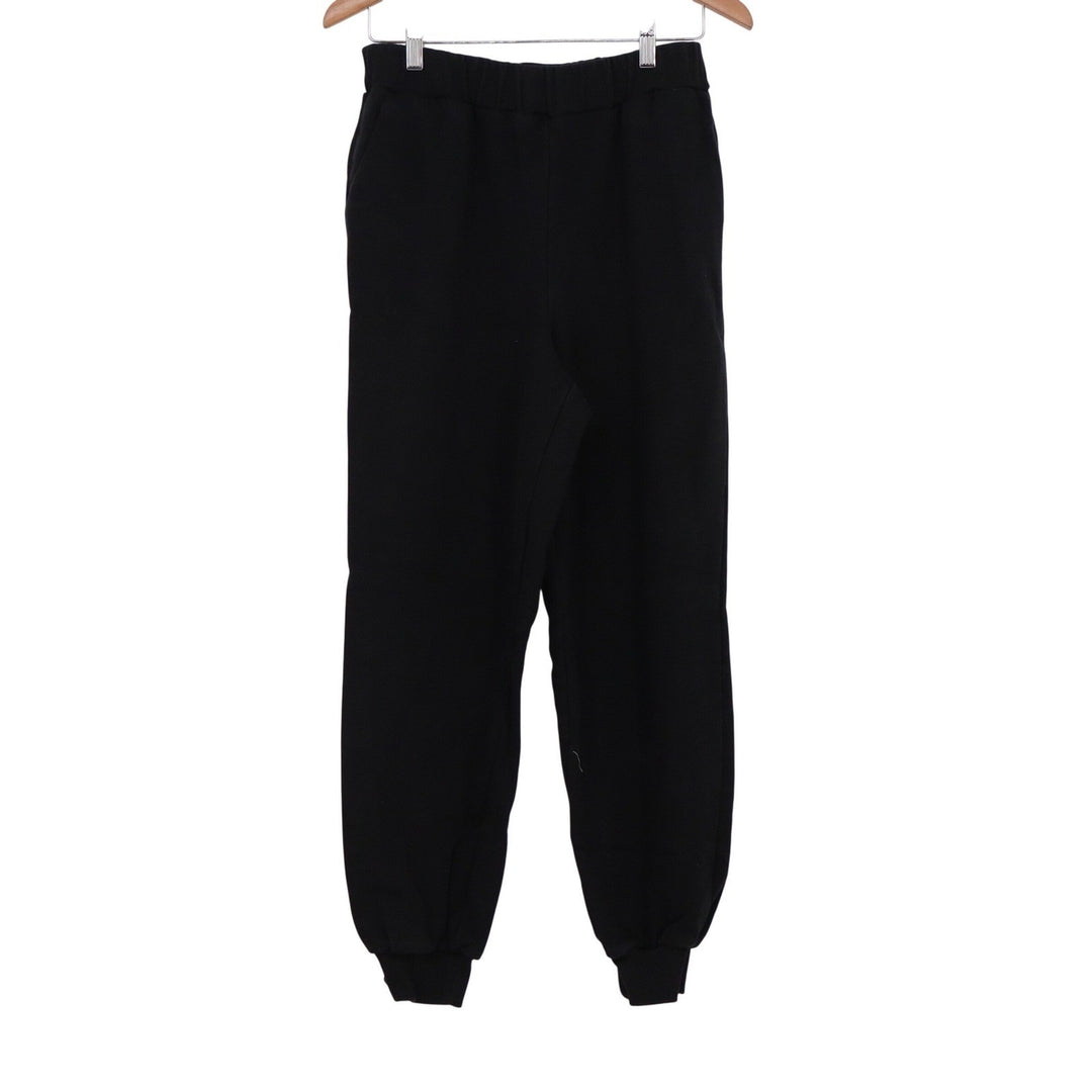 Prologue Womens Black High Rise Cotton Blend Tapered Jogger Pants Size M
