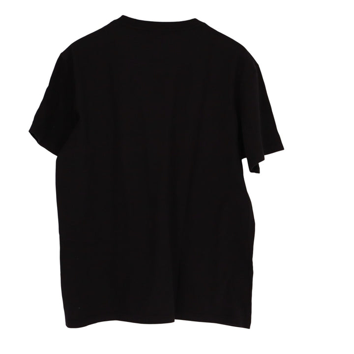 American Giant Crew Tee Shirt Mens Large Black Jersey Cotton Regular Fit Casual