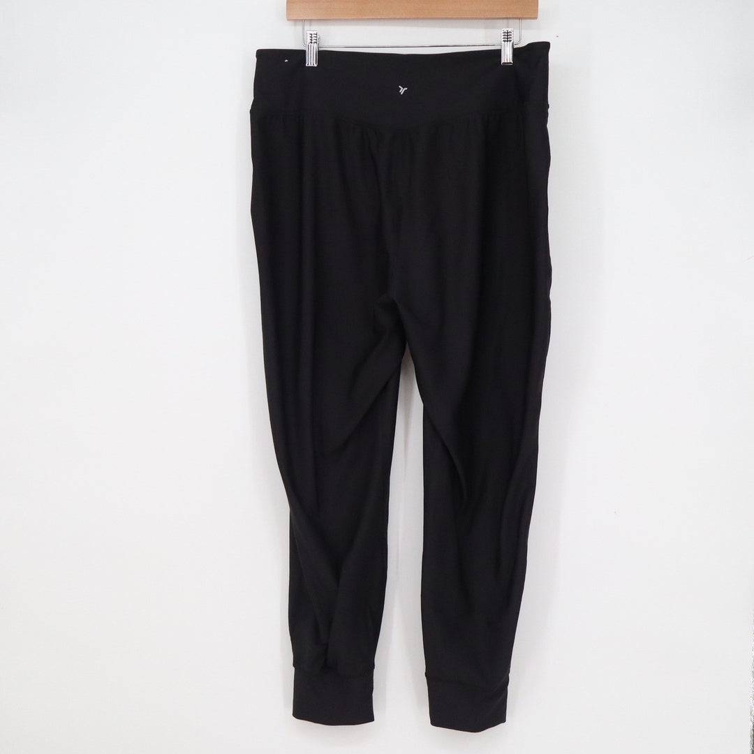Old Navy Active Powersoft High Rise Jogger Pants Black XL Go-Dry