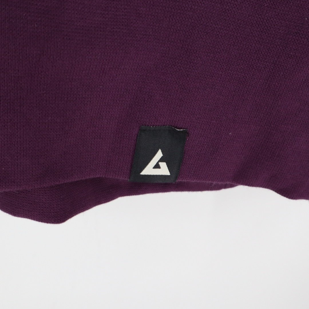 American Giant Classic Hoodie Mens XL Blackberry Wine Fleece Lined Logo Cotton