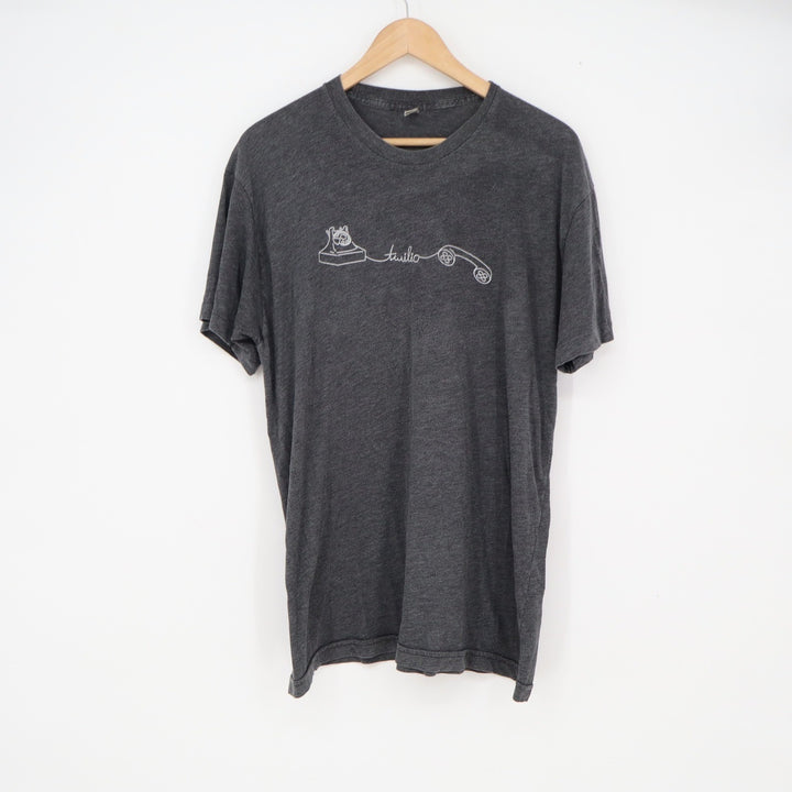 American Apparel T-Shirt Mens XL The 50/50 Shirt Charcoal Twilio Tech Excellent