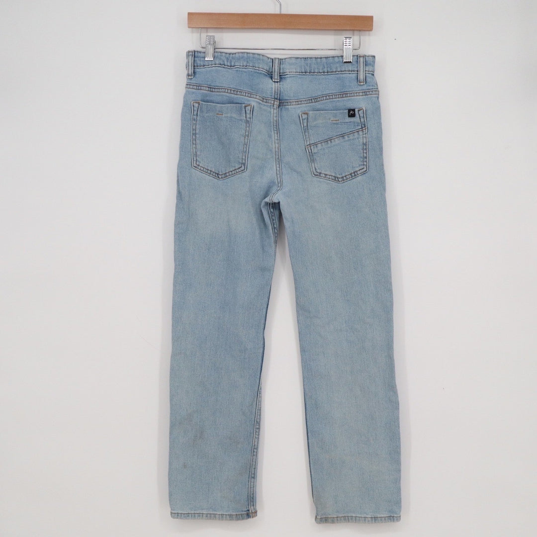 Art Class Boys Relaxed Straight Leg Light Wash Denim Jeans Size 14